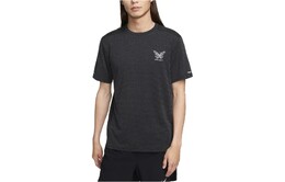 Nike: Чёрная футболка  Dri FIT