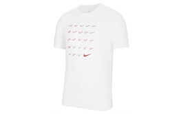 Nike: Белая футболка 