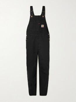 Carhartt WIP: Чёрный комбинезон 