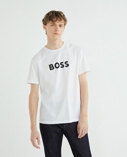 BOSS: Белая футболка 