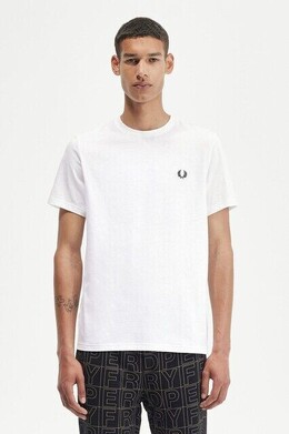 Fred Perry: Белая футболка 