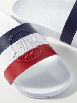 Moncler: Белые шлёпанцы  Basile