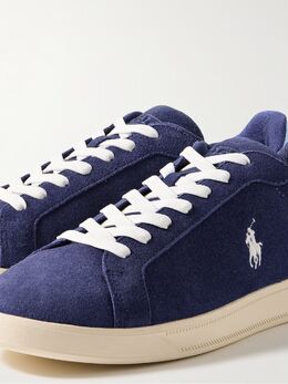 Polo Ralph Lauren: Тёмные кроссовки 