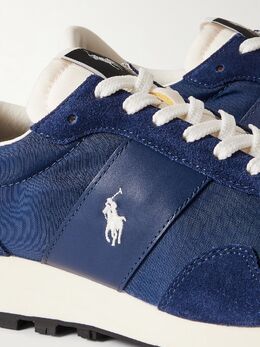 Polo Ralph Lauren: Синие кроссовки 