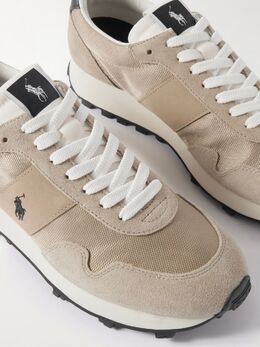 Polo Ralph Lauren: Бежевые кроссовки 
