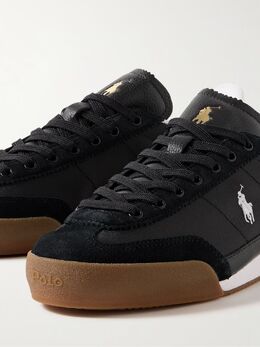 Polo Ralph Lauren: Чёрные кроссовки 