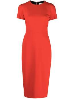 Victoria Beckham: Красное платье 