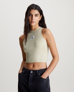 Calvin Klein Jeans: Светлая майка 