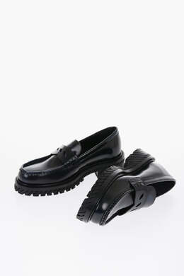 Off-White: Чёрные лоферы 