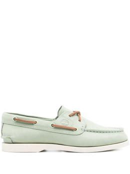 Timberland: Зелёные туфли 