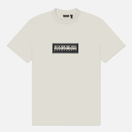 Napapijri: Белая футболка  Logo