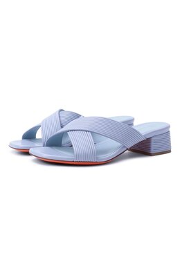Santoni: Голубые сабо 