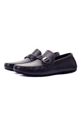 Ferragamo: Синие мокасины 