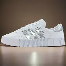 adidas: Белые кроссовки  SambaRose