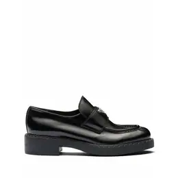 Prada: Чёрные лоферы 