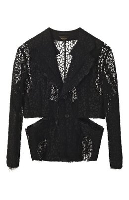 Comme des Garcons: Чёрный жакет 