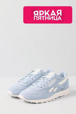 REEBOK: Голубые кроссовки  Classic Leather