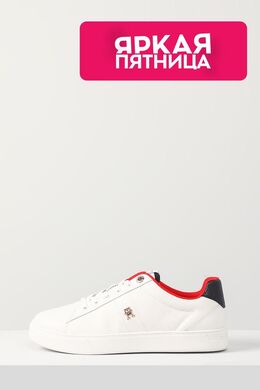 Tommy Hilfiger: Белые кеды 