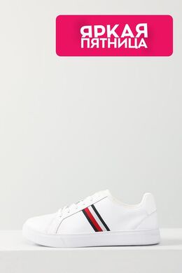 Tommy Hilfiger: Белые кеды 
