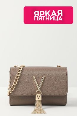 Valentino: Коричневая сумка 