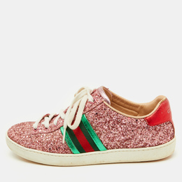 Gucci: Розовые кроссовки  Ace