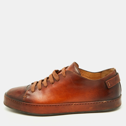 Santoni: Коричневые кроссовки 