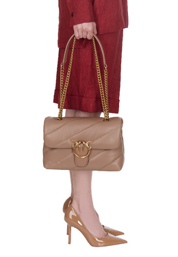 PINKO: Бежевая сумка 