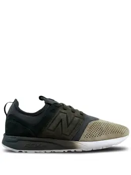 New Balance: Зелёные кроссовки  237