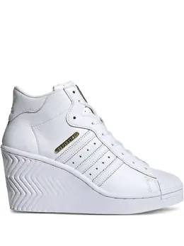 adidas: Белые кроссовки  Superstar
