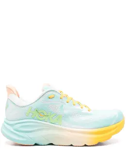 HOKA: Голубые кроссовки 
