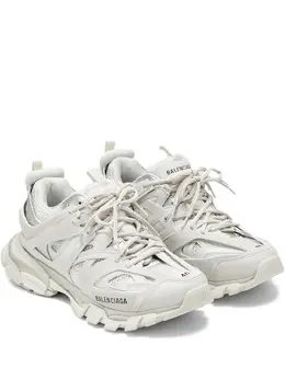 Balenciaga: Белые кроссовки 