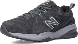 New Balance: Серые кроссовки  608
