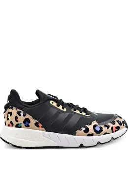 adidas: Коричневые кроссовки  ZX-1K Boost