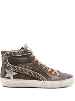 Golden Goose: Коричневые кроссовки 
