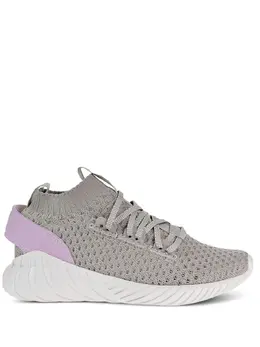 adidas: Коричневые кроссовки  Tubular