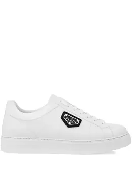 Philipp Plein: Белые кроссовки 