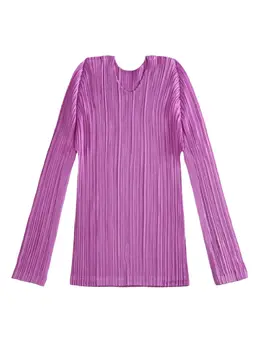 Pleats Please Issey Miyake: Светлый топ 