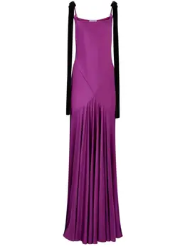 Nina Ricci: Атласное платье 