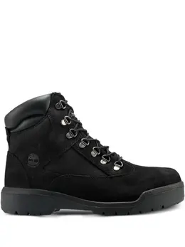 Timberland: Чёрные ботинки 