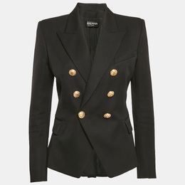 Balmain: Чёрный жакет 