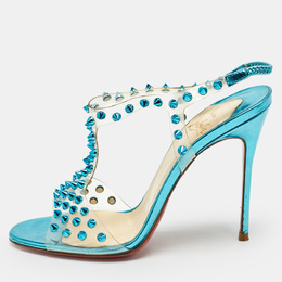 Christian Louboutin: Тёмные сандалии 