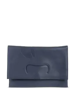 Maison Margiela: Голубой клатч  Tabi