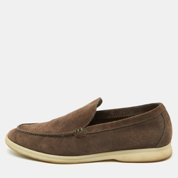 Loro Piana: Тёмные туфли 