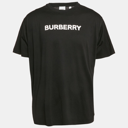 Burberry: Чёрная футболка 