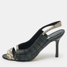 Manolo Blahnik: Чёрные сандалии 