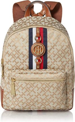 Tommy Hilfiger: Рюкзак  Tommy цвета хаки