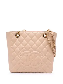 CHANEL Pre-Owned: Коричневая сумка-шоппер 