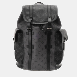 Louis Vuitton: Чёрный рюкзак 