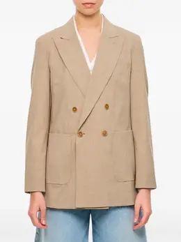 Max Mara: Бежевый жакет 