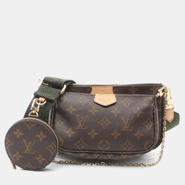 Louis Vuitton: Коричневая сумка  Pochette Accessoires
